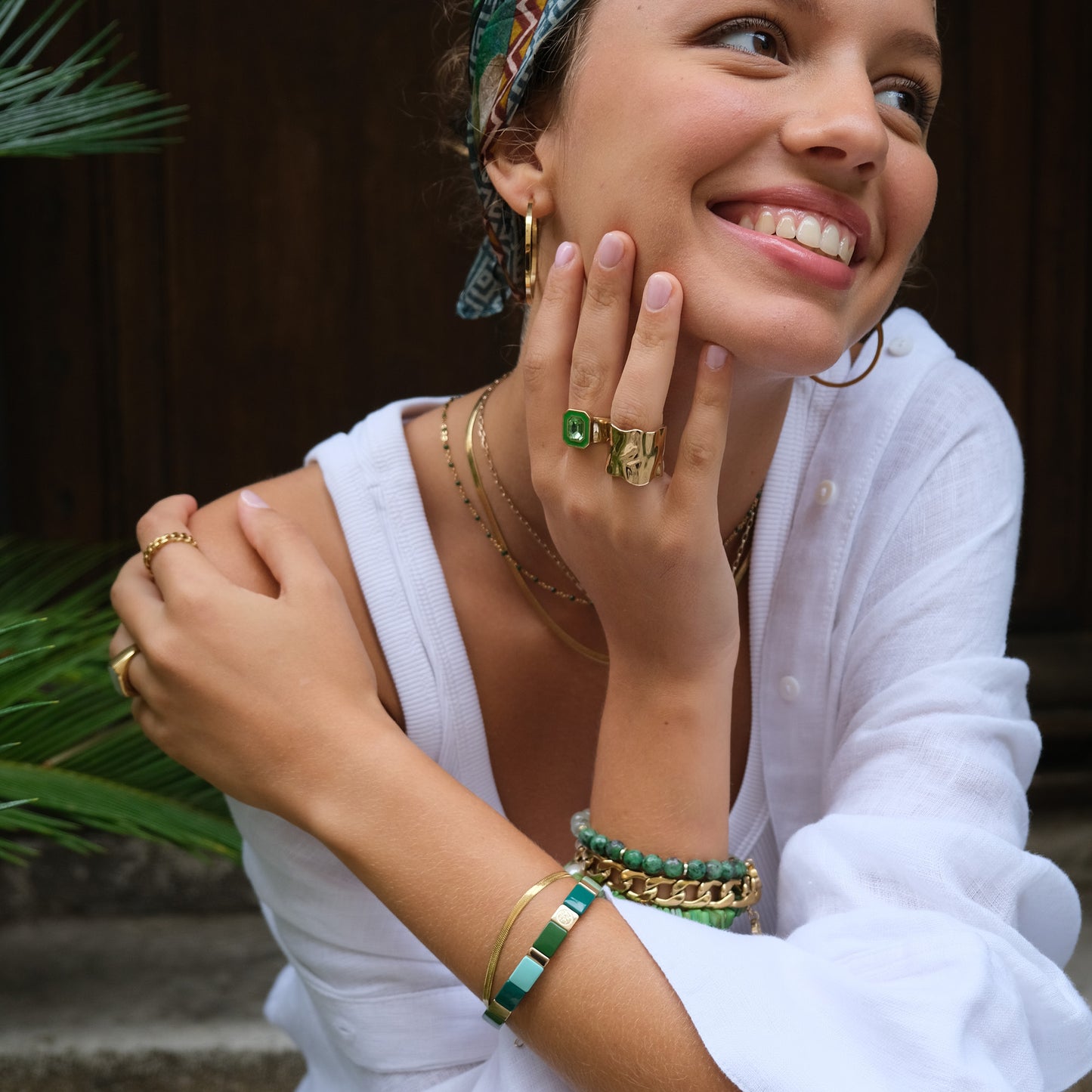 Armband | Enamel tiles