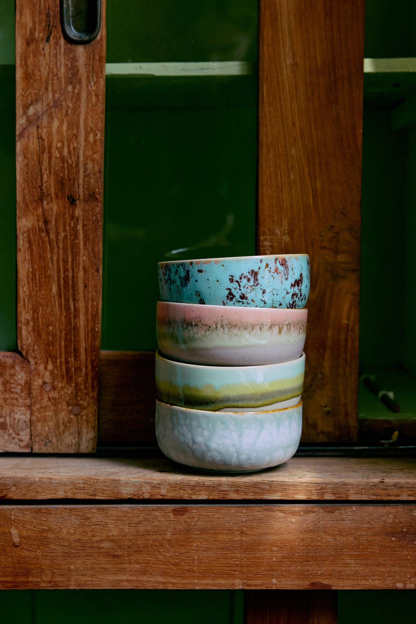 HKLIVING | 70s ceramics | Desertskálar | Impression | 4 saman