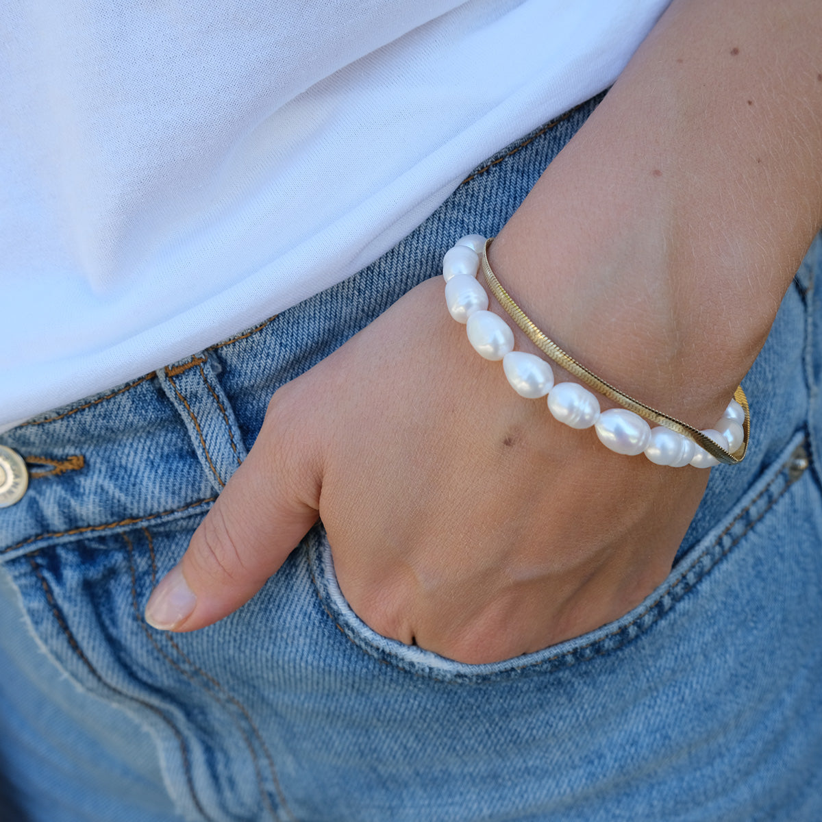 Armband - Freshwater Pearl