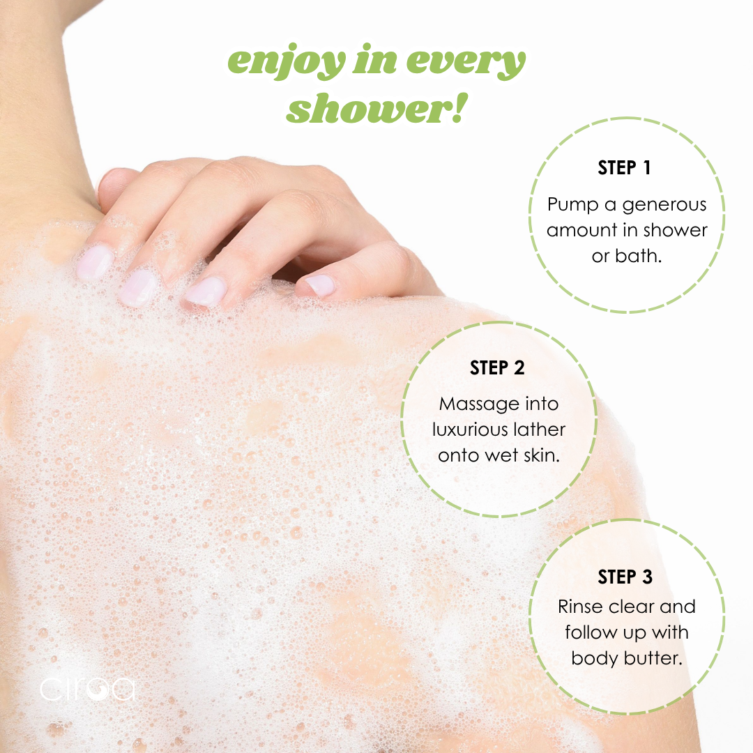 Ciroa Beauty | Sturtugel | Græn epli og gúrka | 500 ml