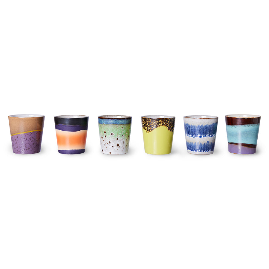 FORSALA | Lendir 29. Maí | HKLIVING | 70s ceramics | Kaffibolli | Cosmos