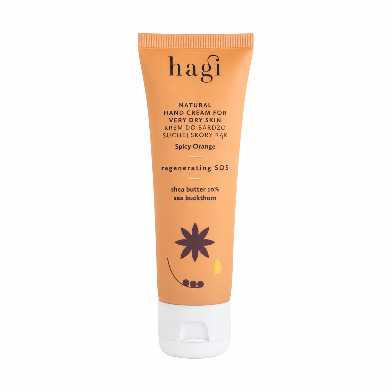 HAGI |Náttúrulegt handkrem fyrir mjög þurra húð | Spicy Orange