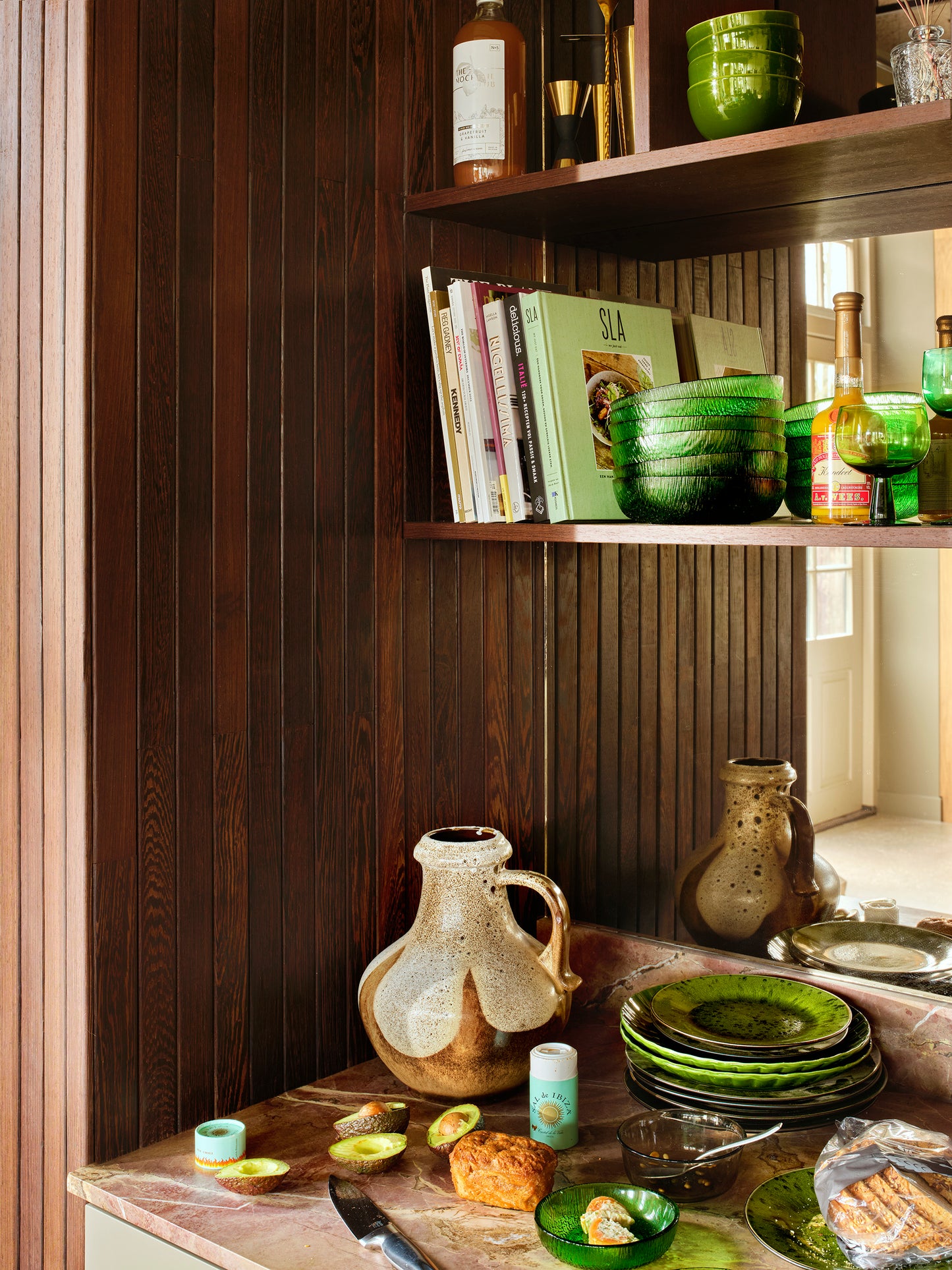 HKLIVING | The emeralds | Glös 4 saman | lág
