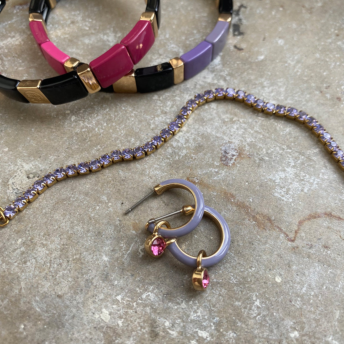 Armband | Enamel tiles