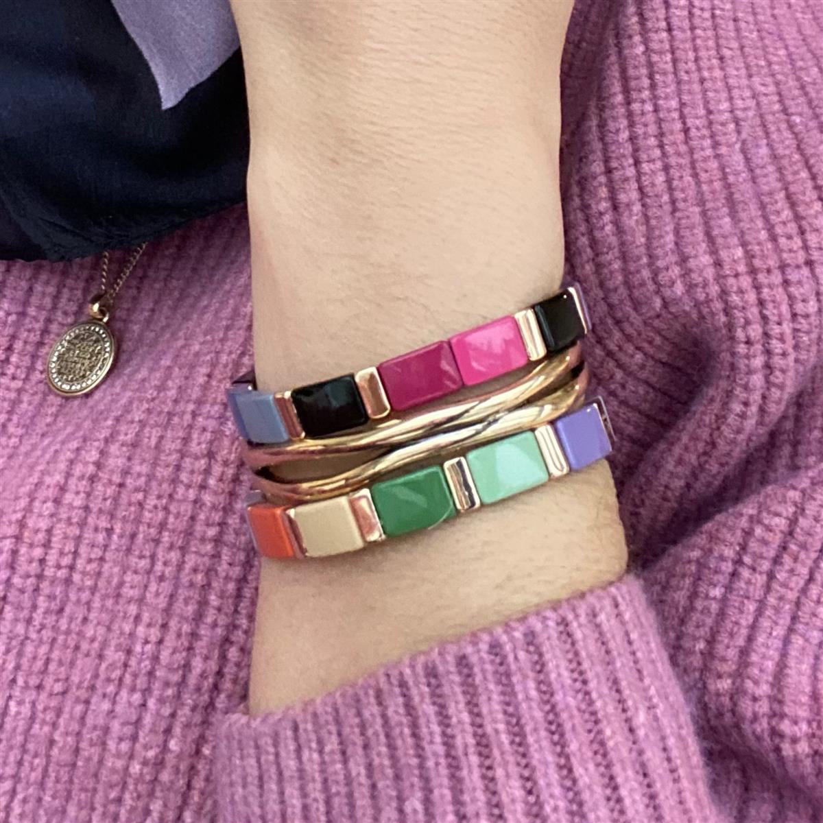 Armband | Enamel tiles