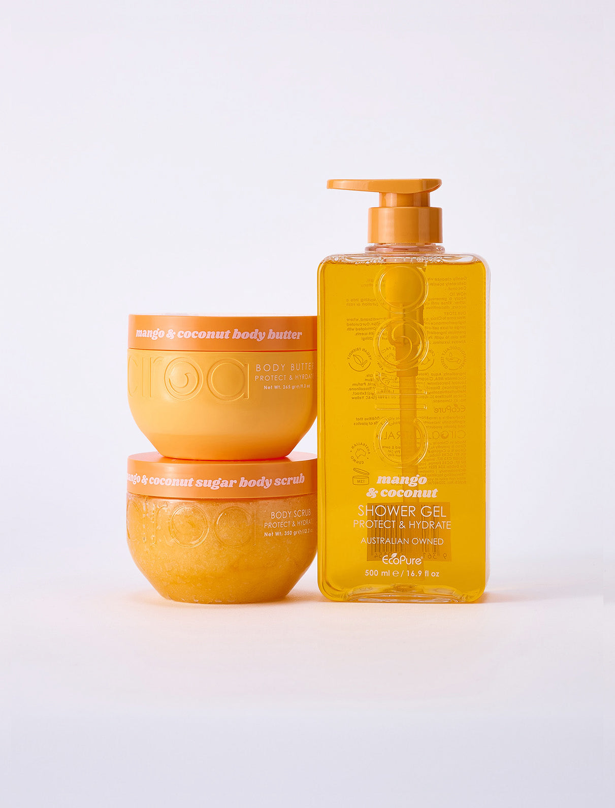 Ciroa Beauty | Sturtugel | Mango og Kókoshnetu | 350 ml