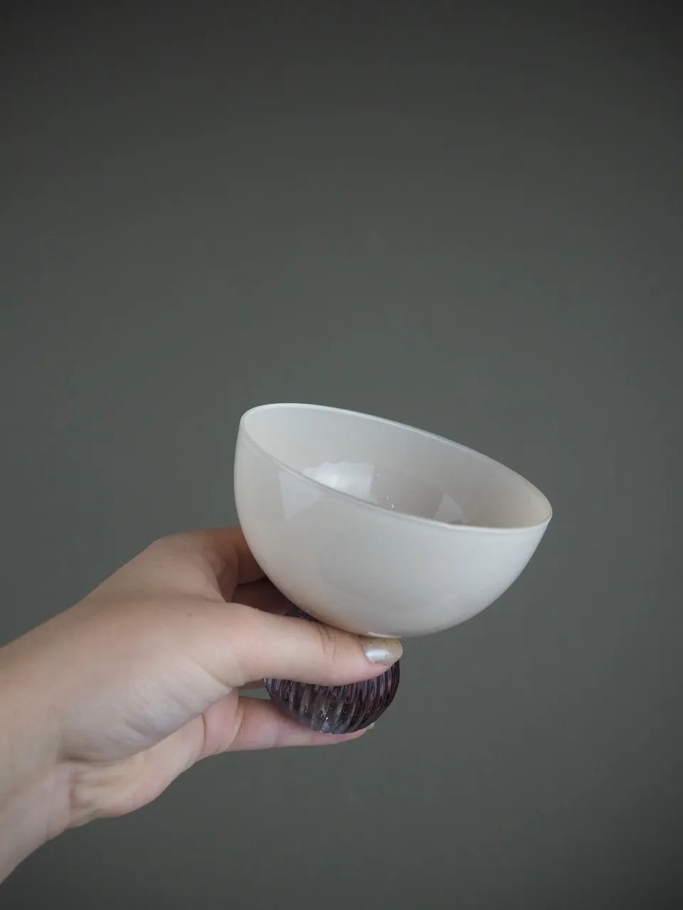 SEKLET | SWAY | Kokteilglas | Smoke/creme