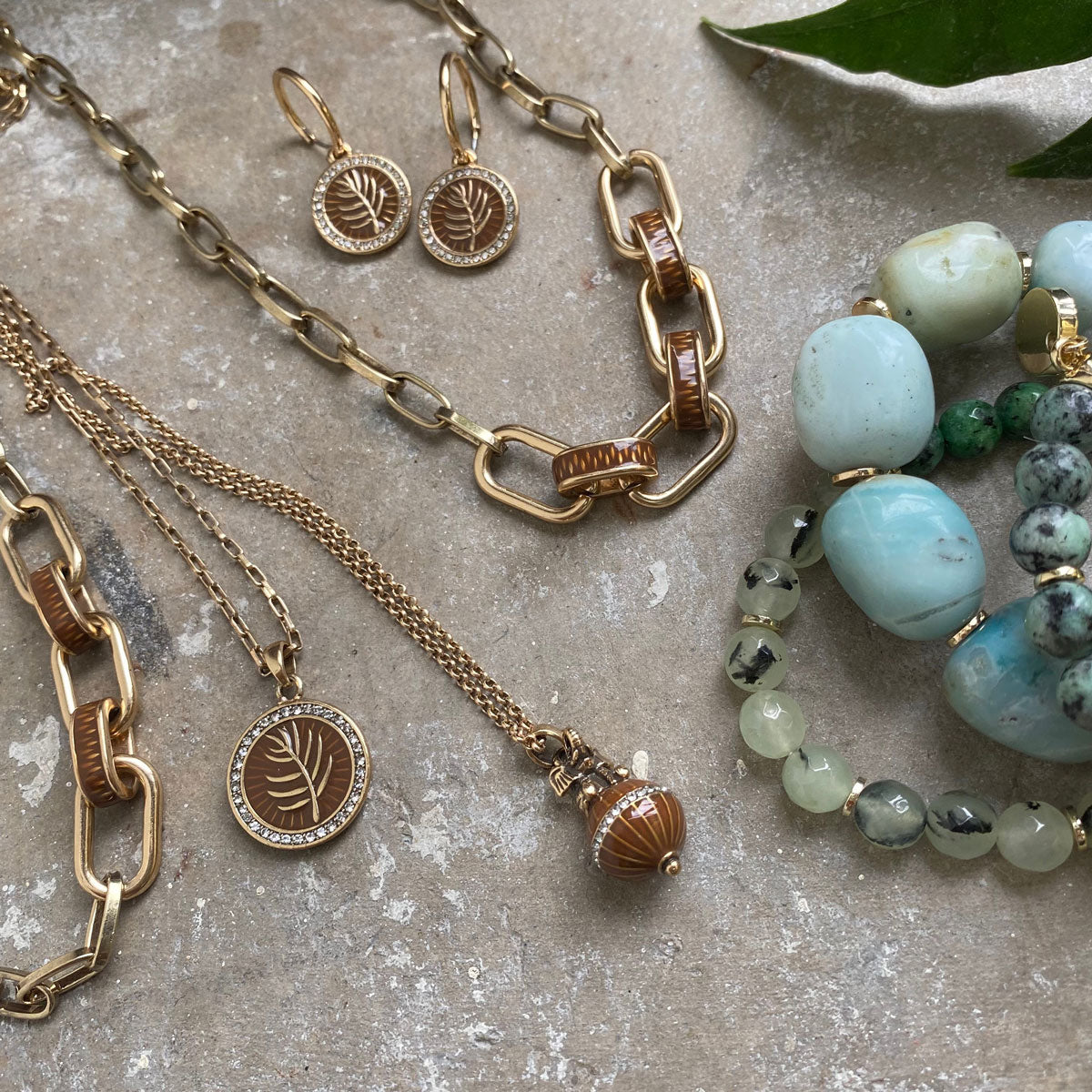 Armband | Jungle Collection | Brúnt
