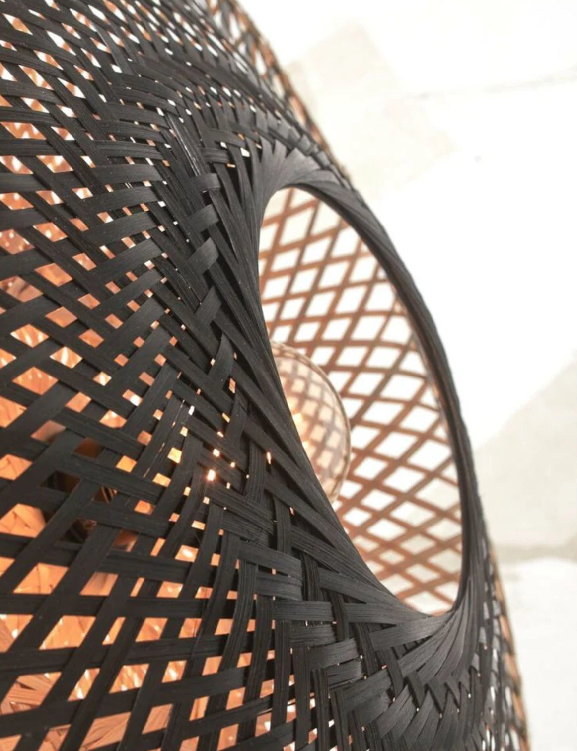 GOOD&MOJO | Veggljós |  Kalimantan 44cm | Svart