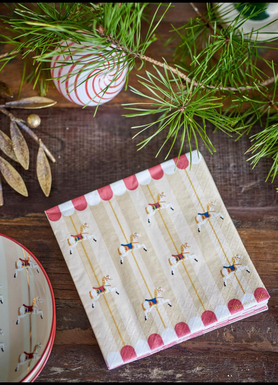 Servíettur | Merry go round | 16stk