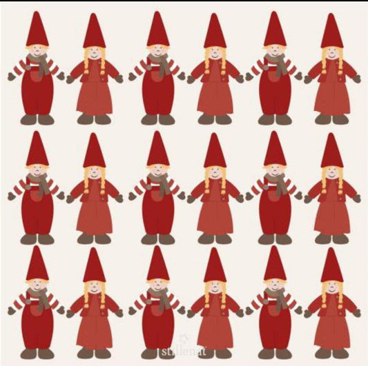 Servíettur | Santas helper | 16stk