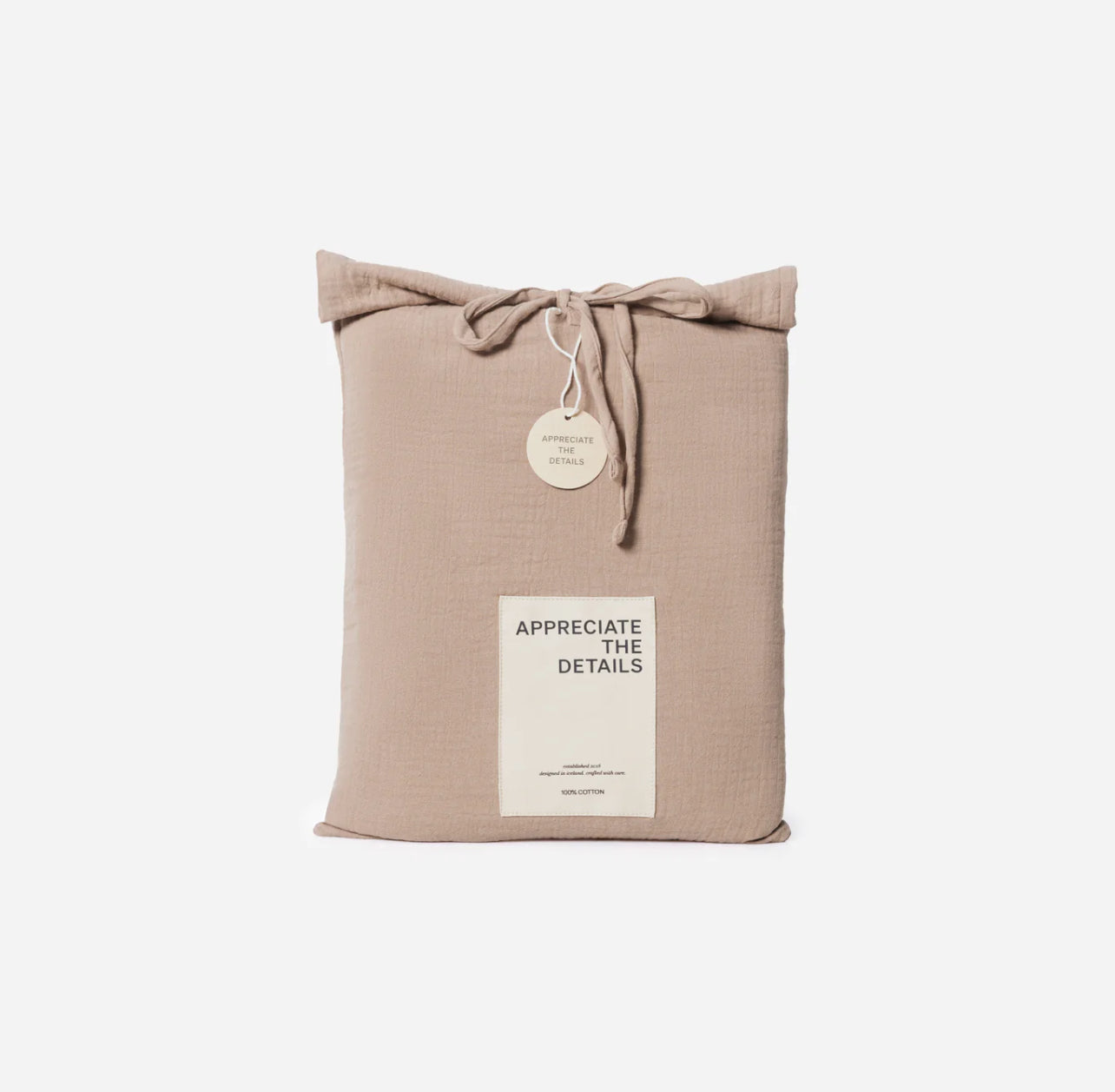 APPRECIATE THE DETAILS | Muslin Cotton | Moody Moccha | Sængurverasett