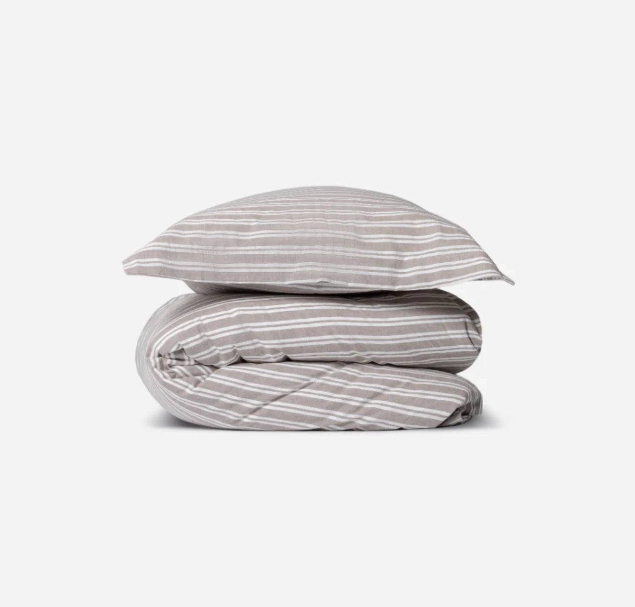 APPRECIATE THE DETAILS | Washed Cotton | Striped Moccha | Sængurverasett