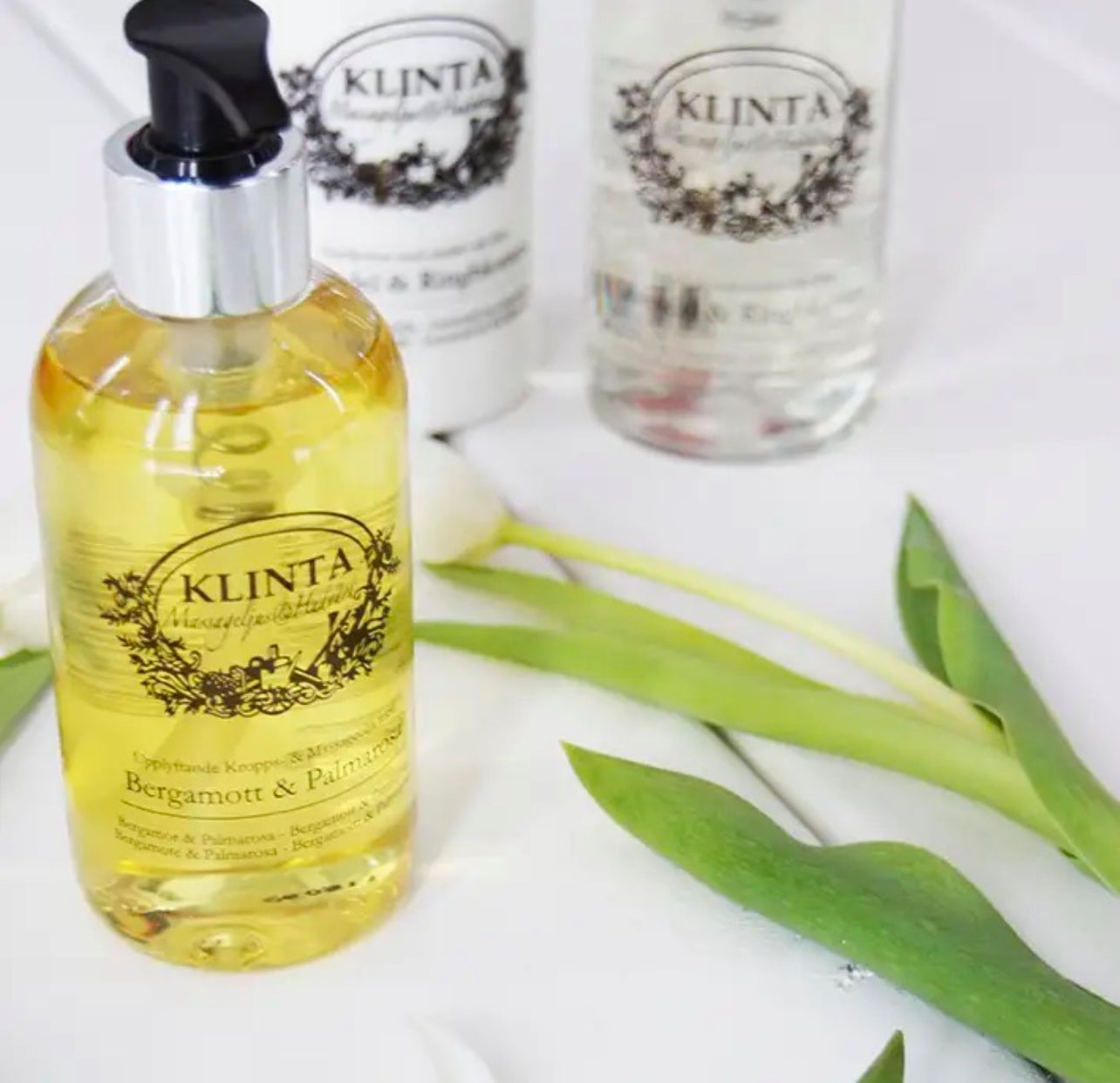 Klinta | Nudd og líkamsolía | Bergamot & Palmarsosa