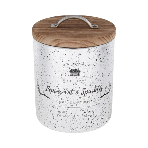 Jólakerti | Peppermint and Sparkles