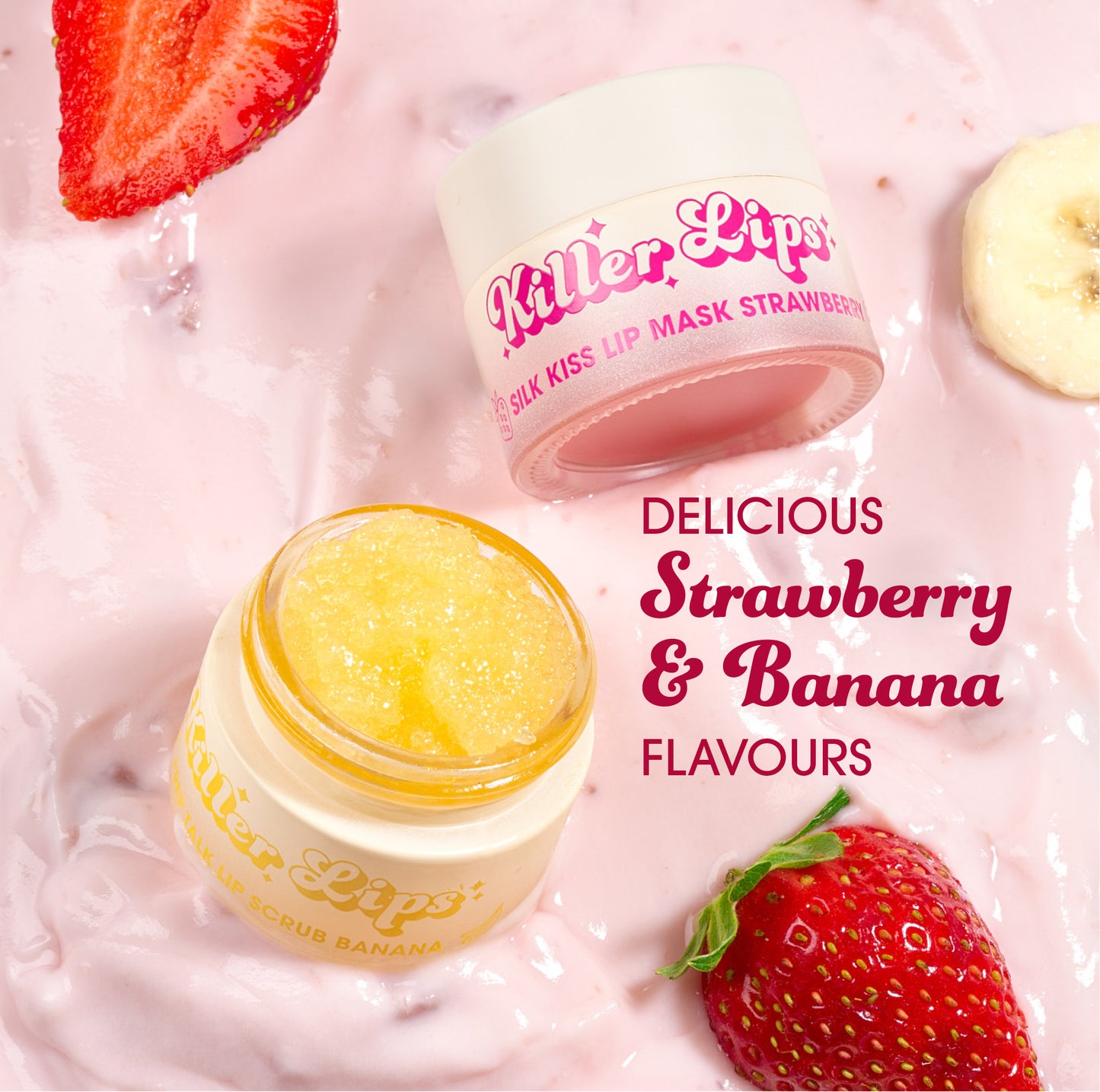 Killer Lips varaskrúbbs- og varasnyrtisett | Tropical Smoothie Treat