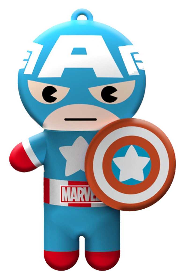 Lip Smacker Captain America Lip Balm - Red, White, Blueberry