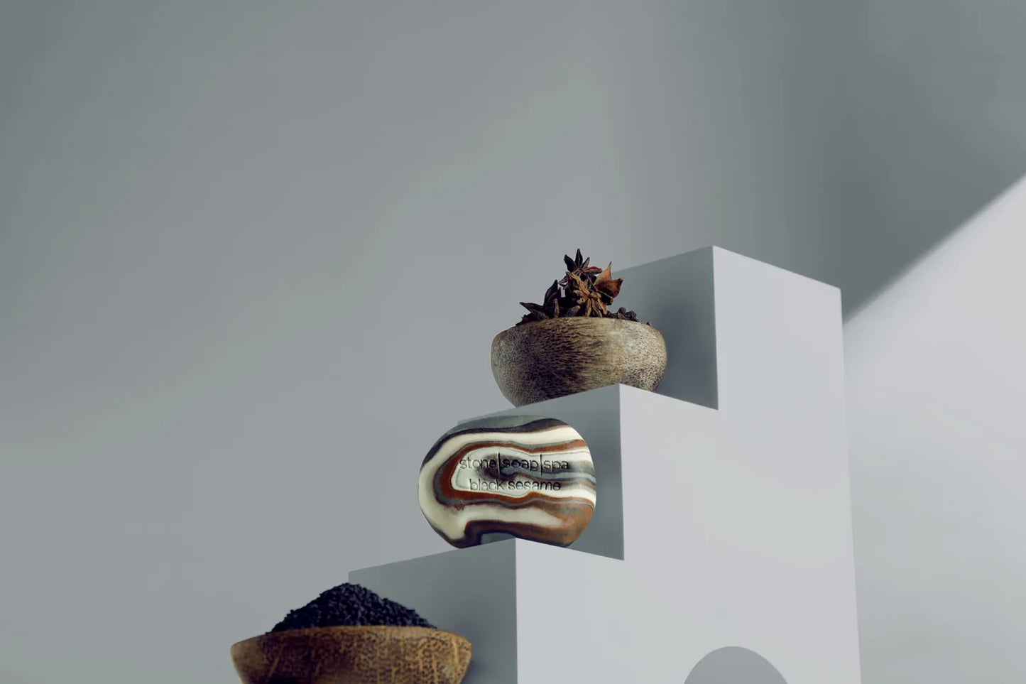 Stone soap sápa | Svart sesam
