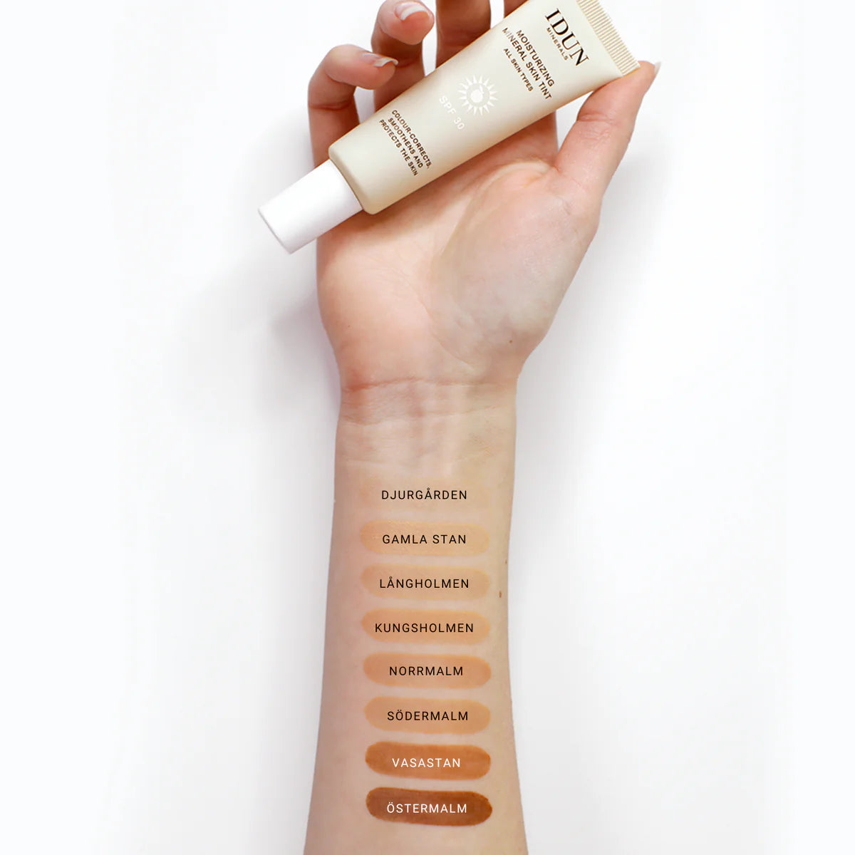 IDUN| MOISTURIZING MINERAL SKIN TINT SPF 30| Kungsholmen | Light / Medium