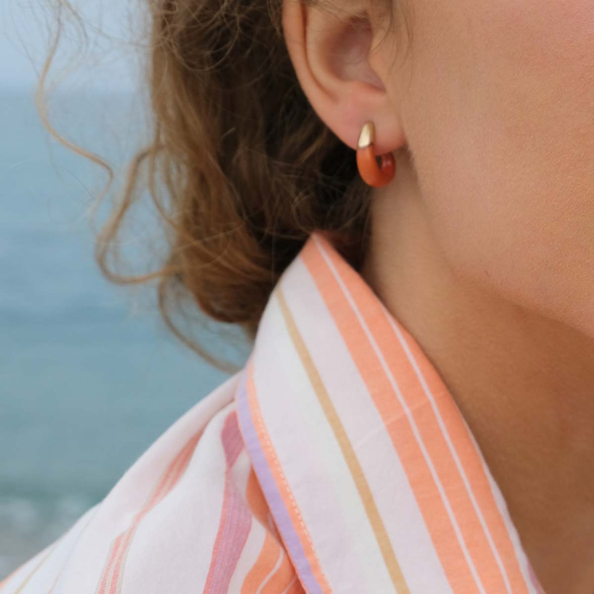 Eyrnalokkar | Organic | Bláir