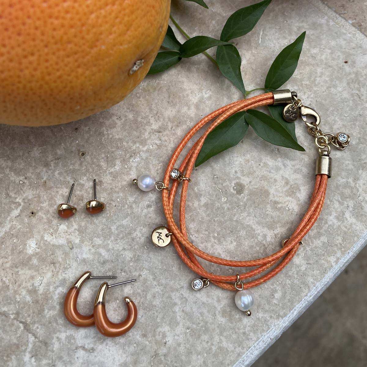 Eyrnalokkar | Organic | Appelsinugulir