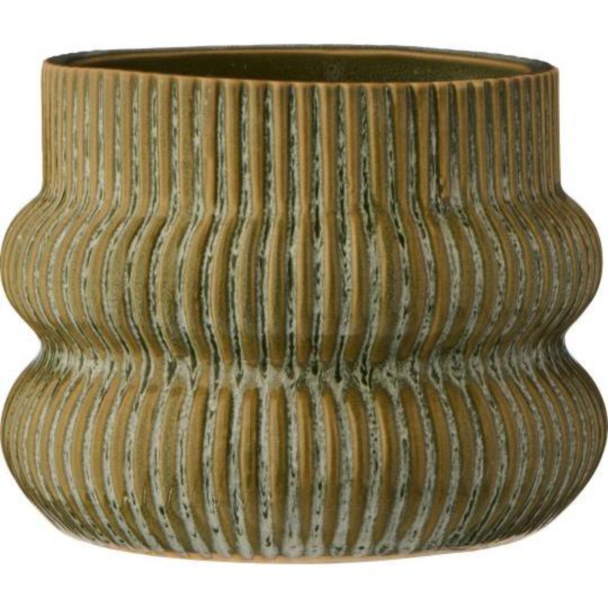 Grooves | blómapottur | Grænn | 16 cm