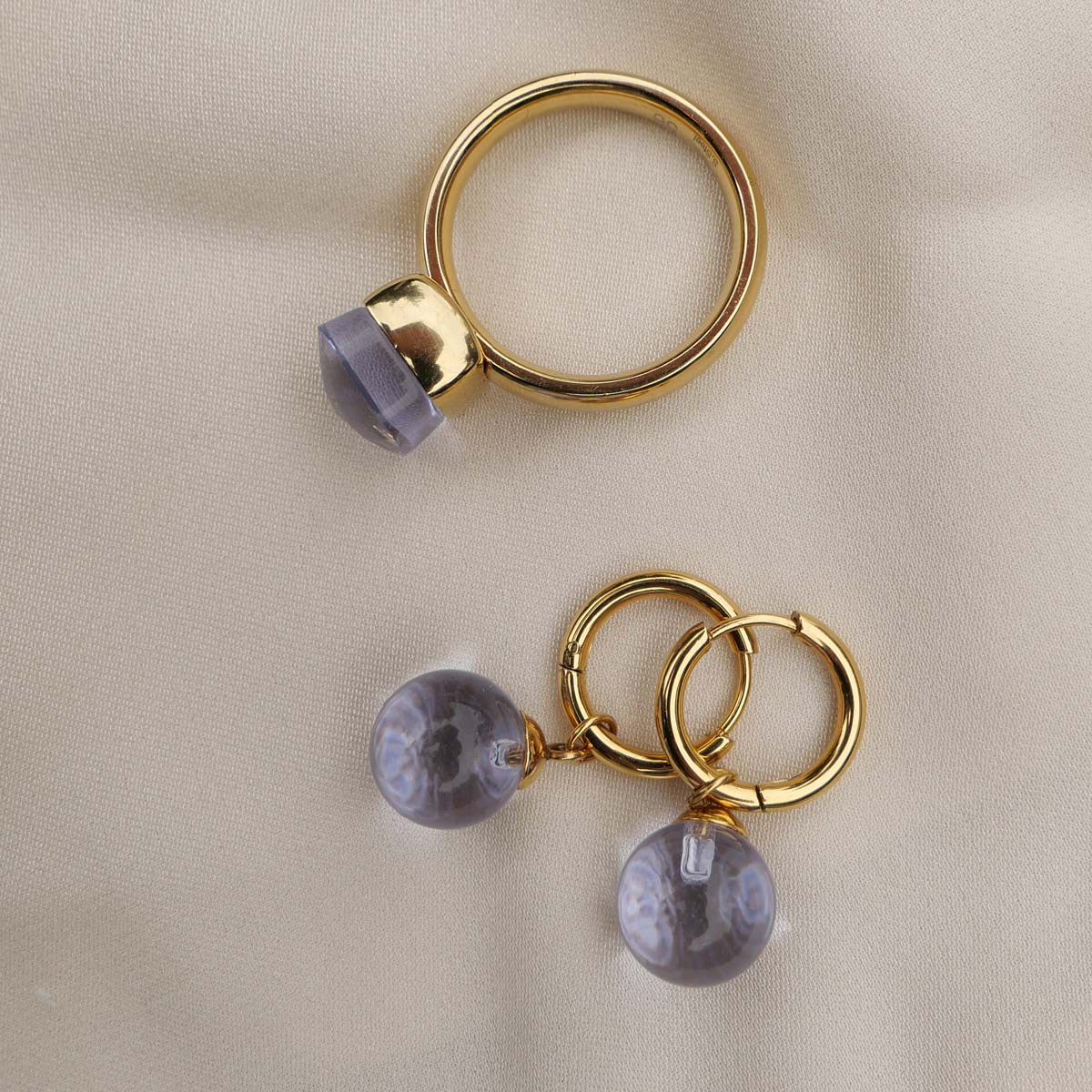 Pure steel | Eyrnalokkar | Violet