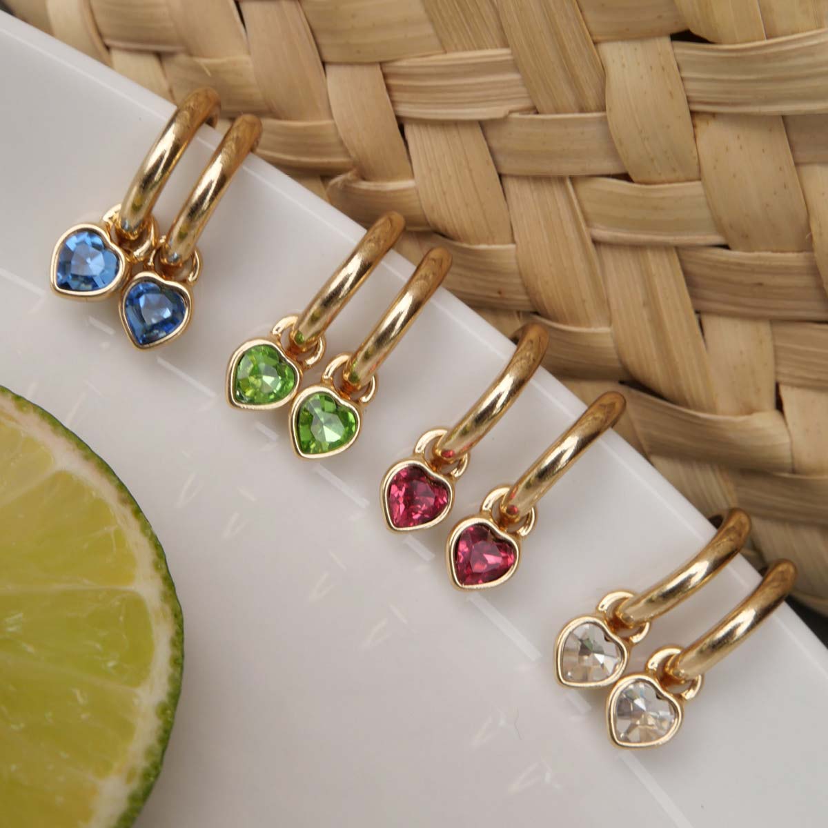 Eyrnalokkar | Funky hearts