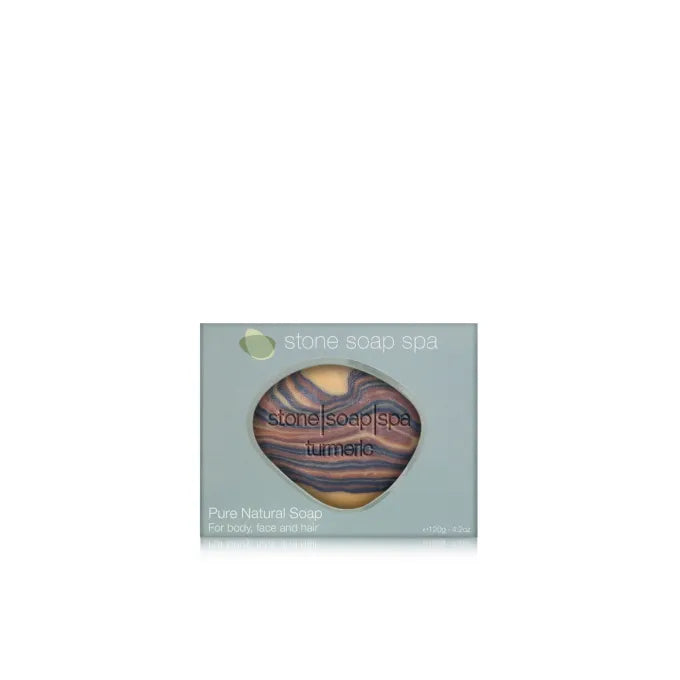 Stone soap sápa m þræði | Túrmerik
