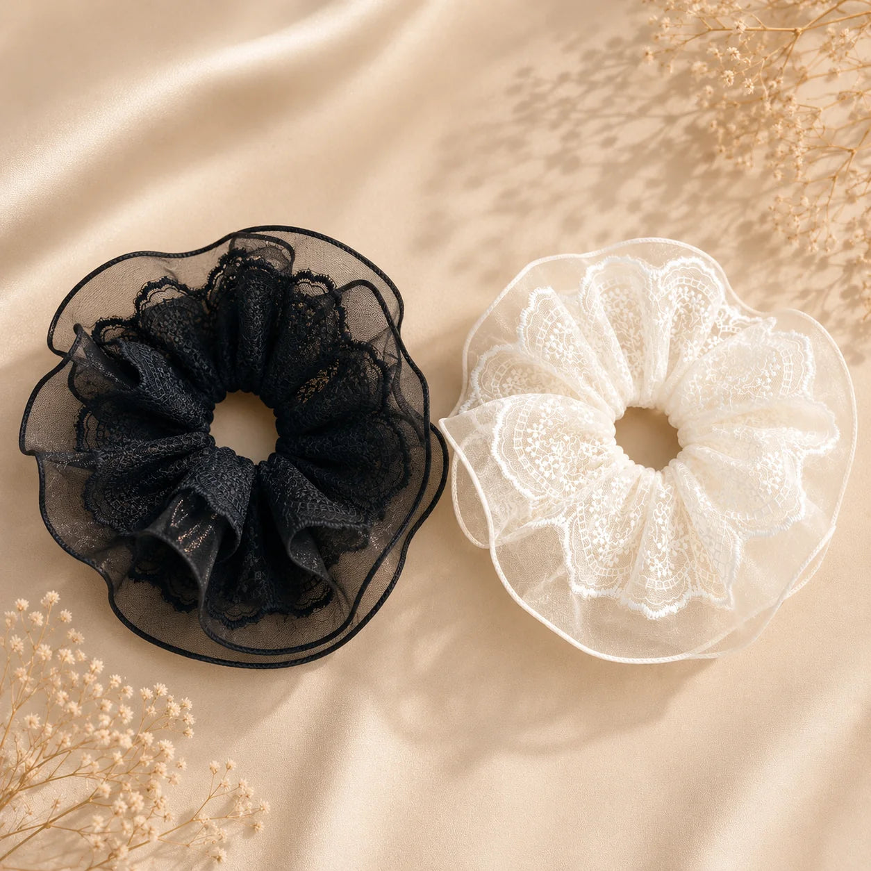 NAMISO | Lunéa | Blonde Scrunchie | Hvít