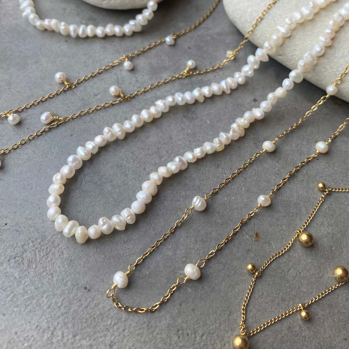 Hálsfesti - Freshwater Pearls