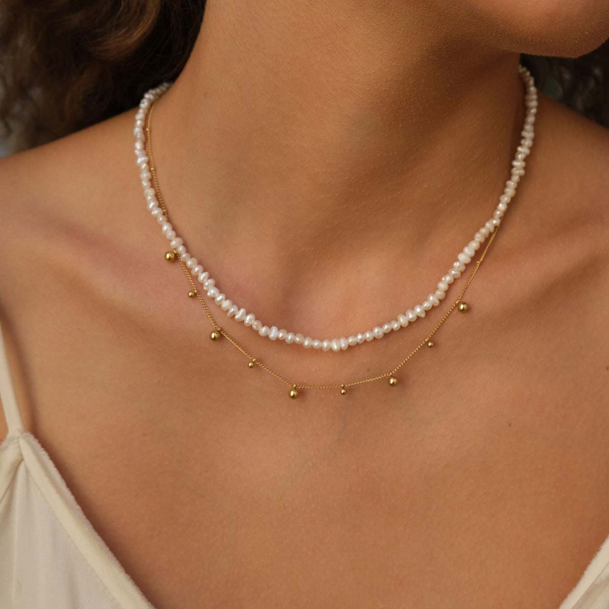 Hálsfesti - Freshwater Pearls