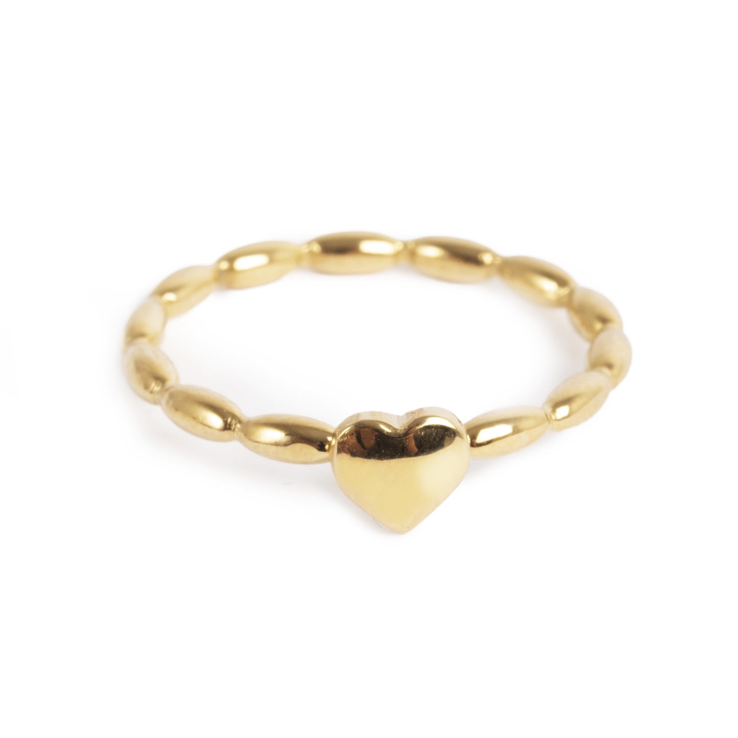 Hringur | Hjarta | Stál 14k