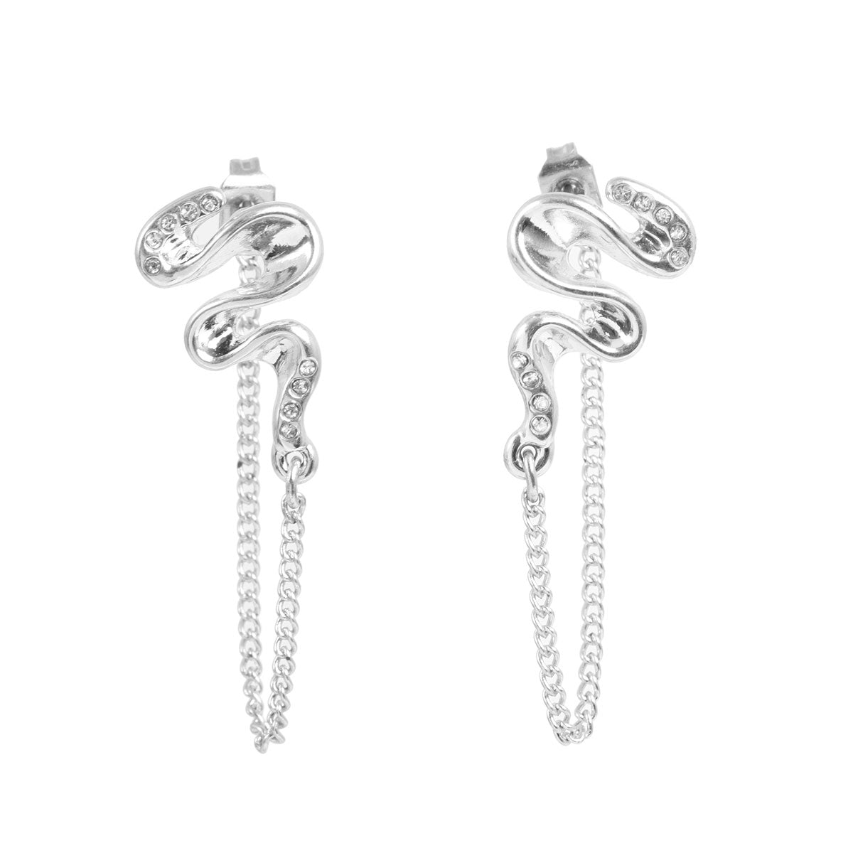 Blowing Ribbon | Eyrnalokkar | Silfur