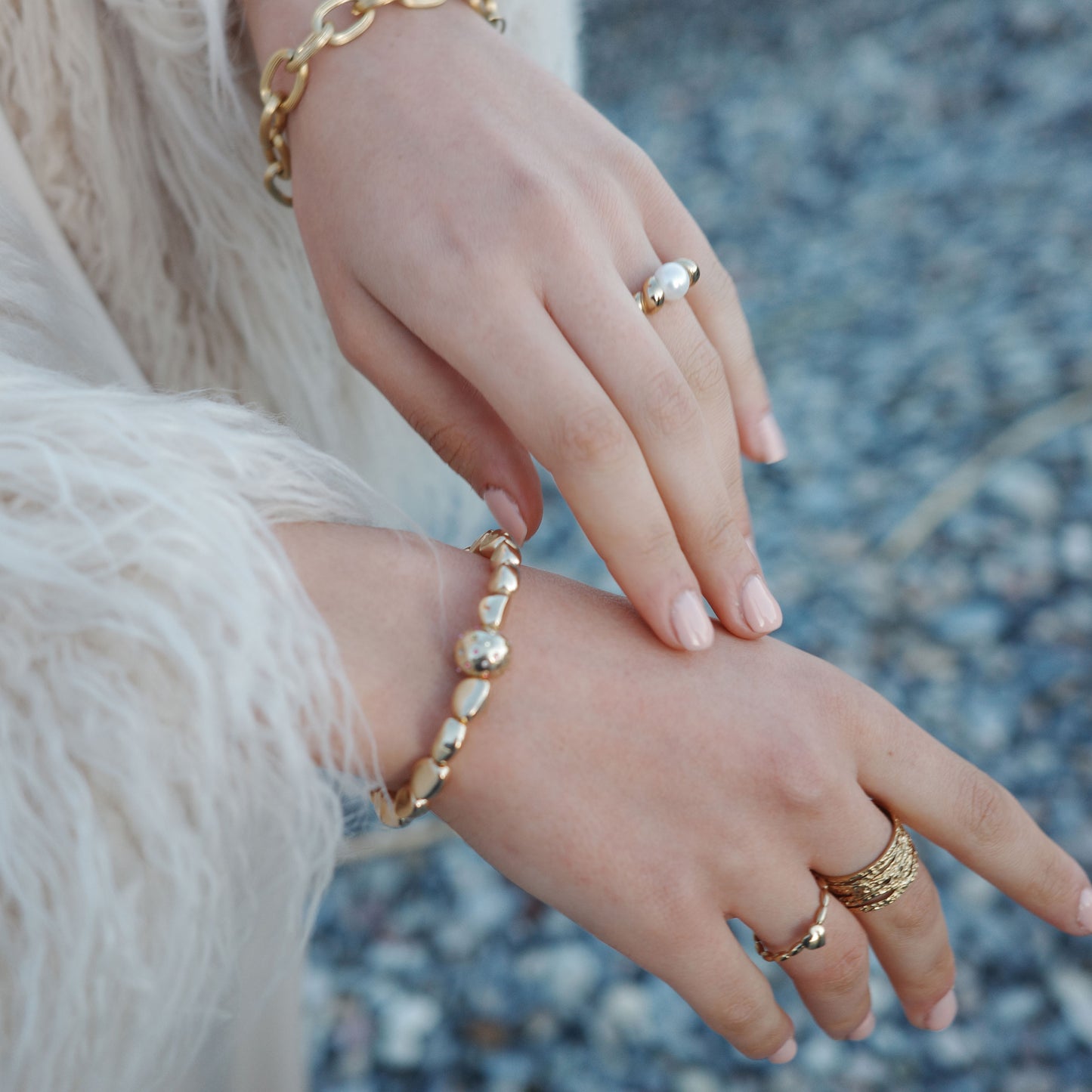 Armband | Shimmer| m teygju