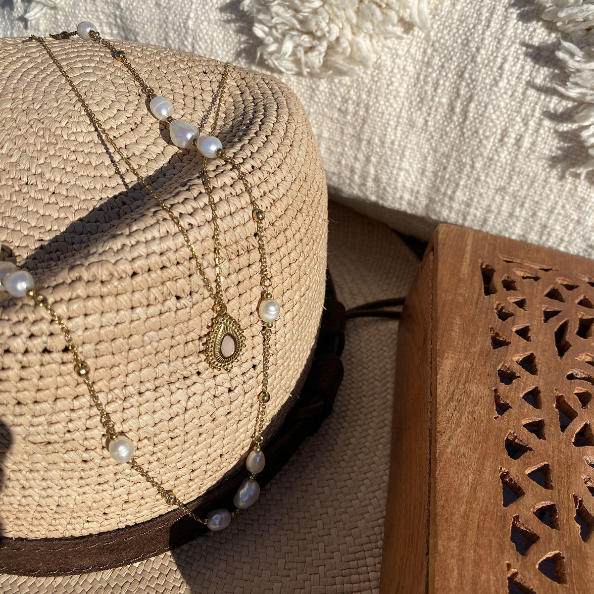 Hálsfesti - Freshwater Pearls