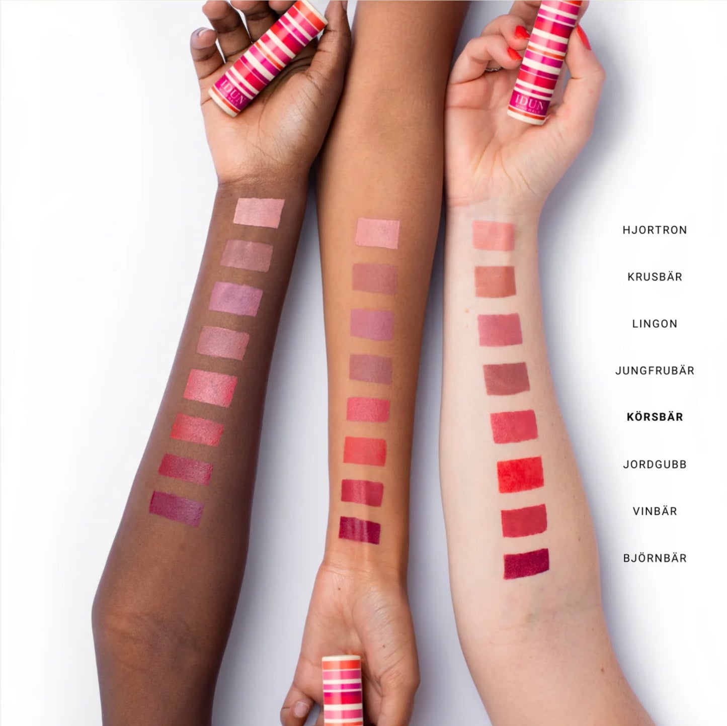 IDUN Minerals | Matte Lipstick | Varalitur | Körsbär