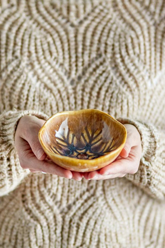 Bloomingville | Acco skál | amber/brún
