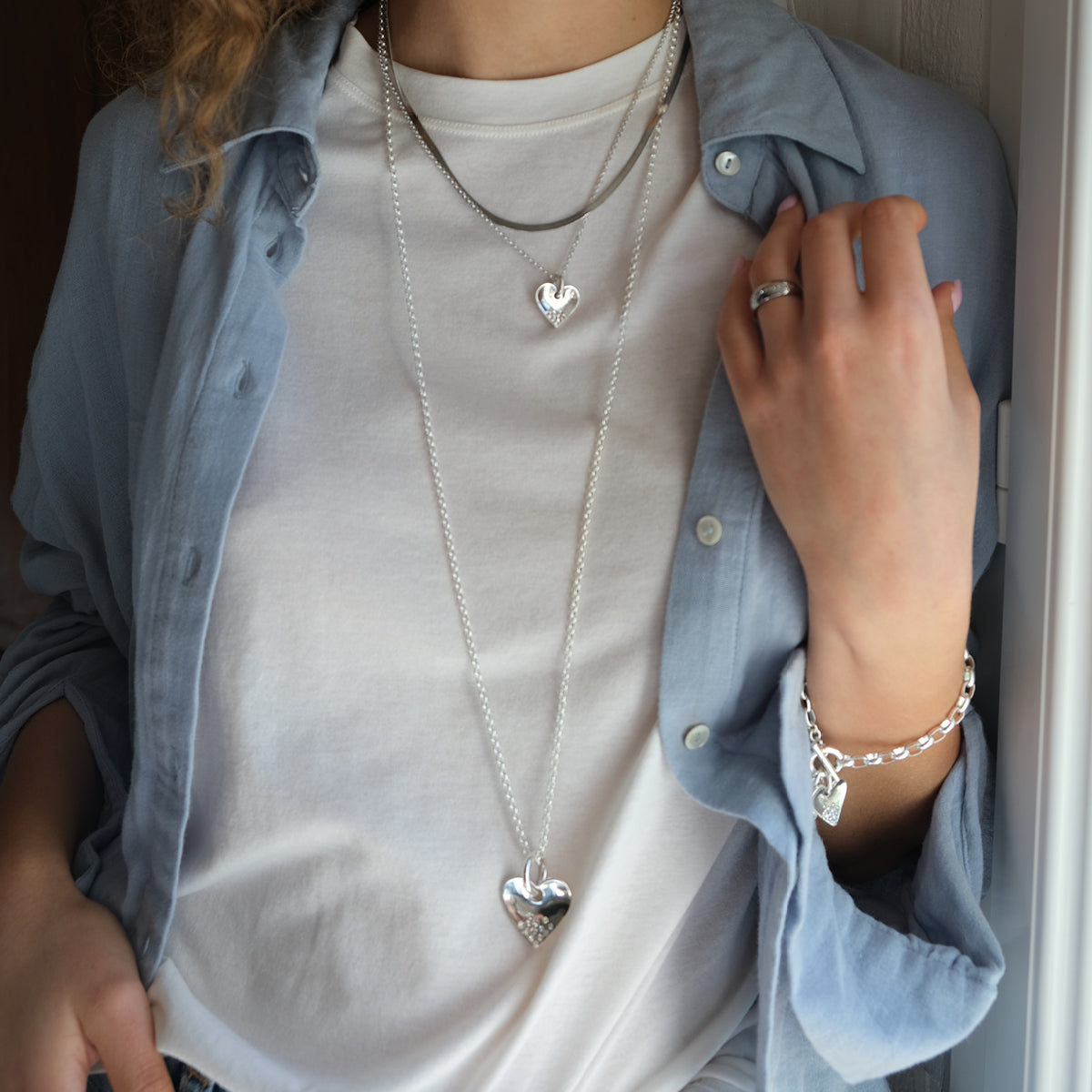 Hálsmen | Reversible hearts