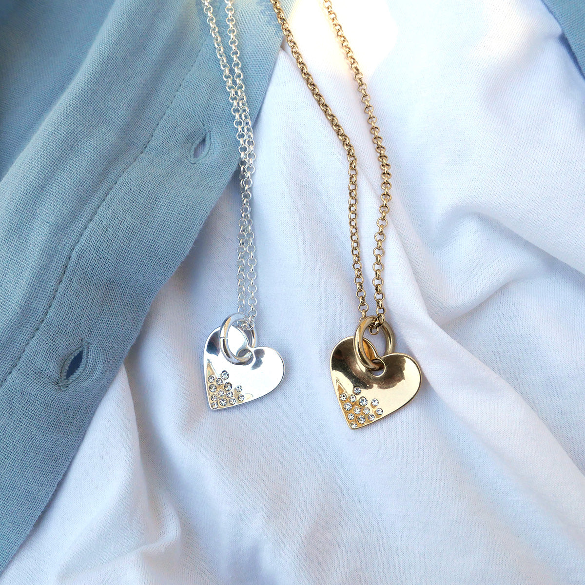 Hálsmen | Reversible hearts