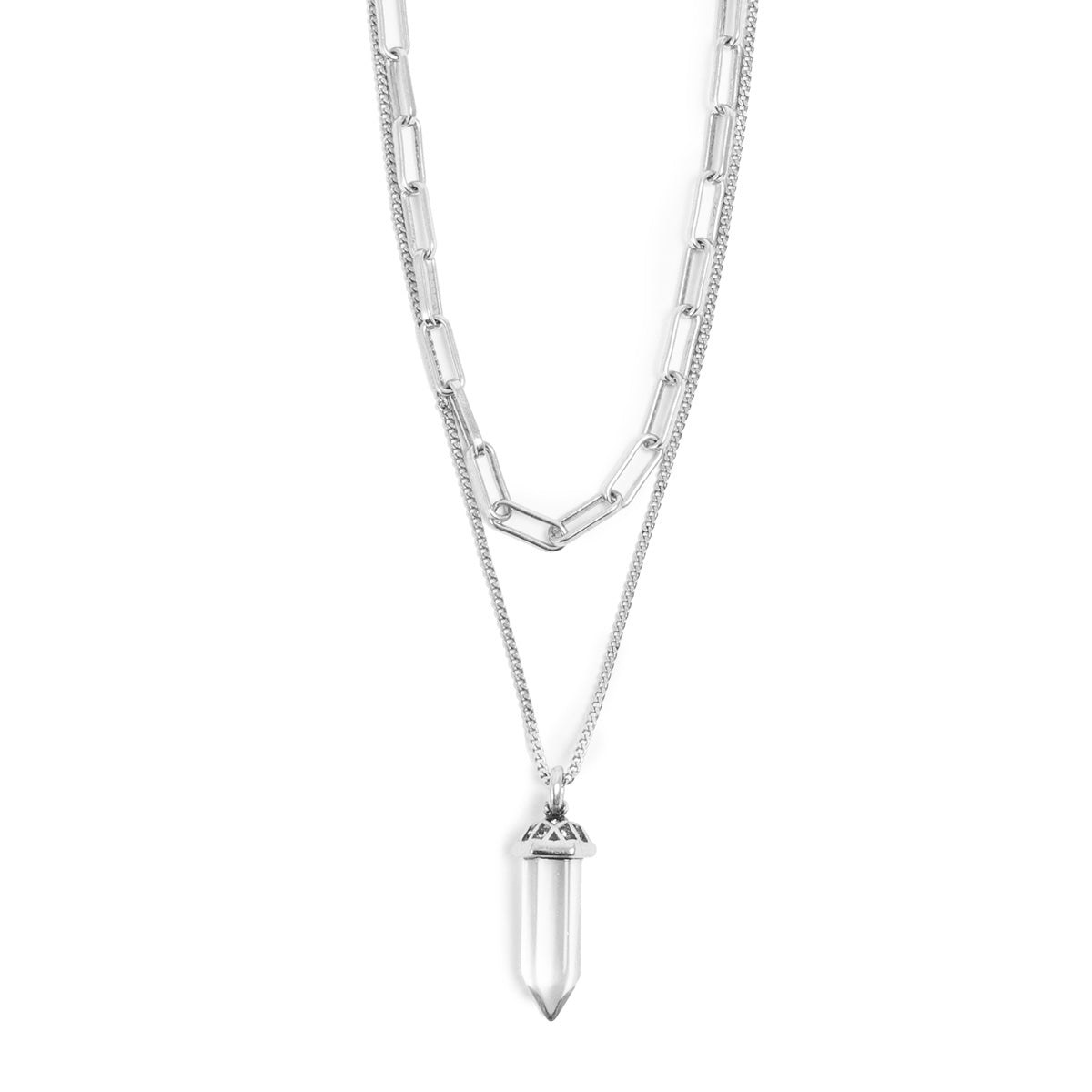 Hálsfesti-Tvöföld -Glass prism