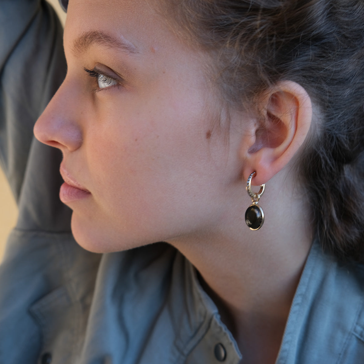 Eyrnalokkar | Sophistication | Olive