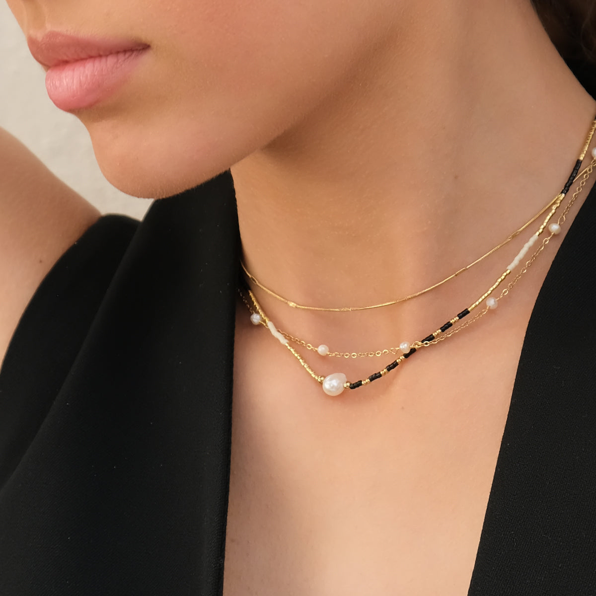 Hálsfesti - Freshwater Pearls
