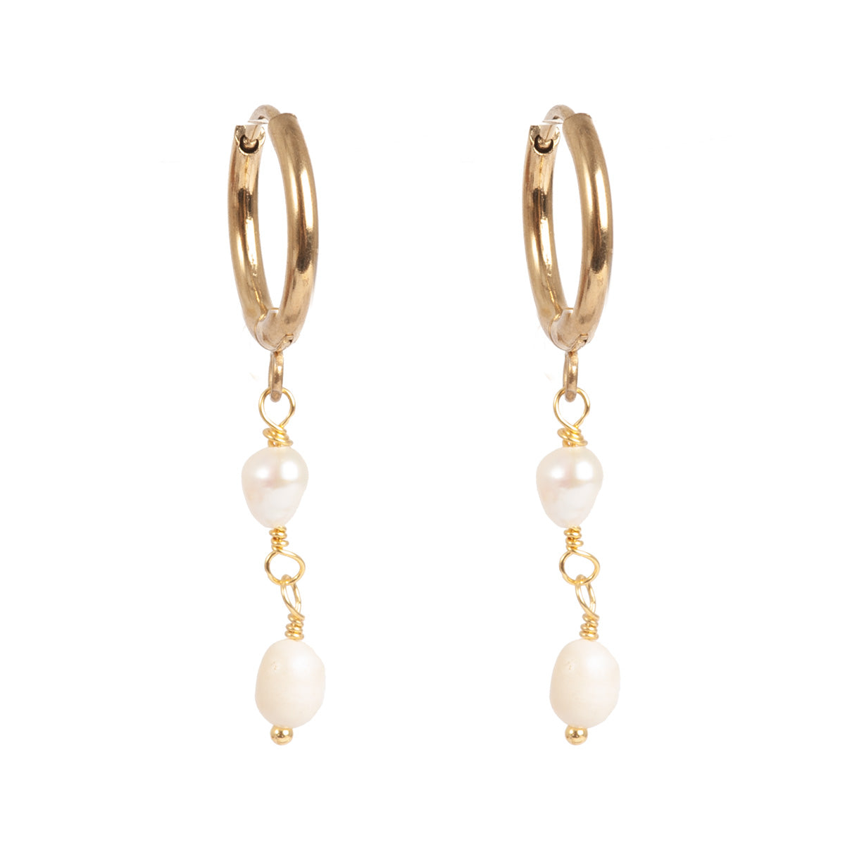 Eyrnalokkar - Freshwater Pearls