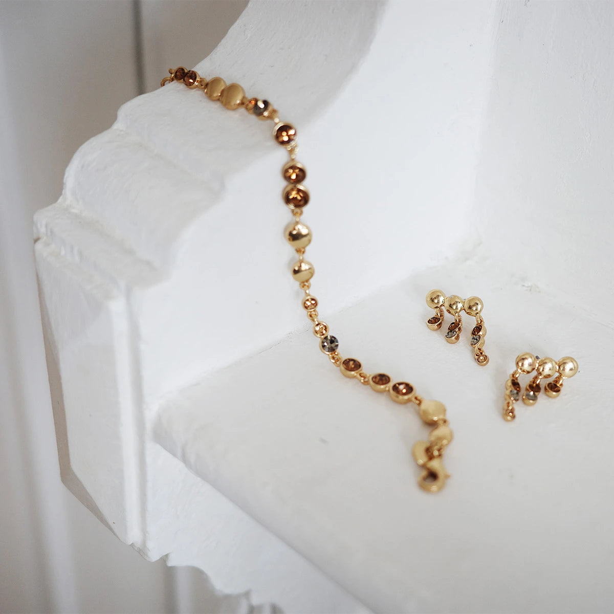Armband | Glowing Tones | Brúnt