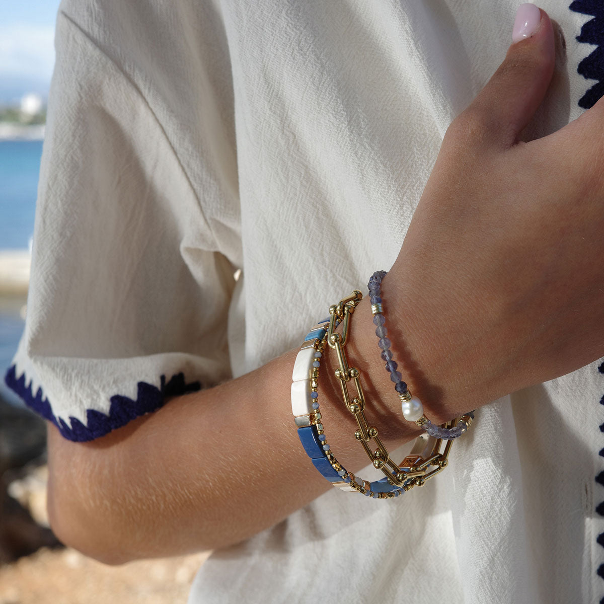 Armband | Enamel tiles (M/L)