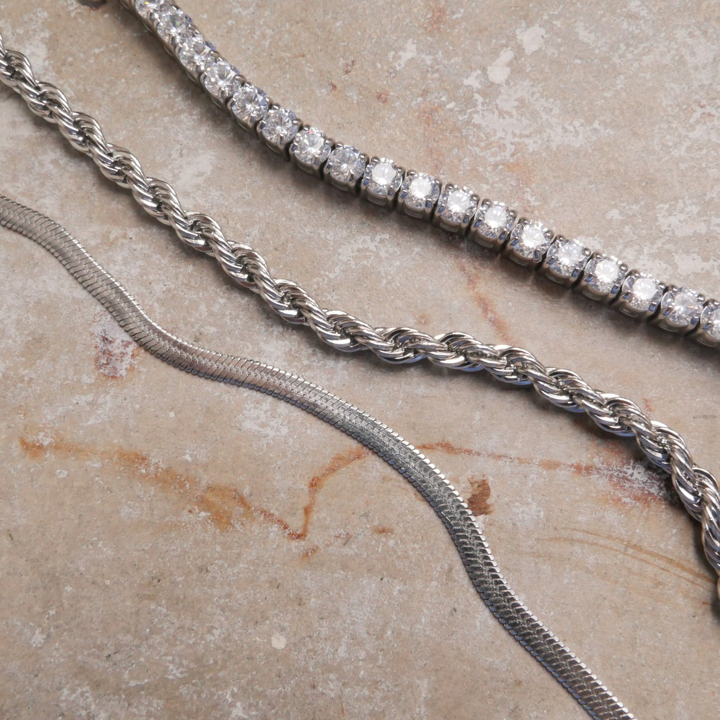 Armband - Steel Crystal Coll