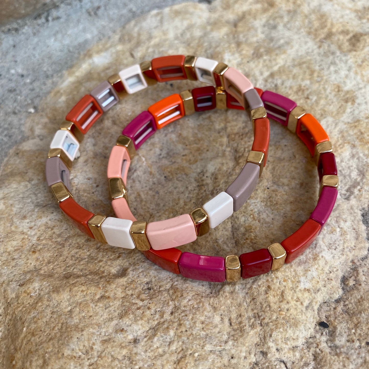 Armband - Enamel Tiles