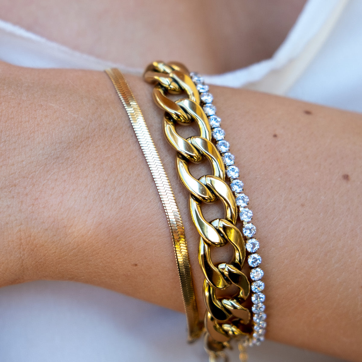 Armband-Kristall-Stál