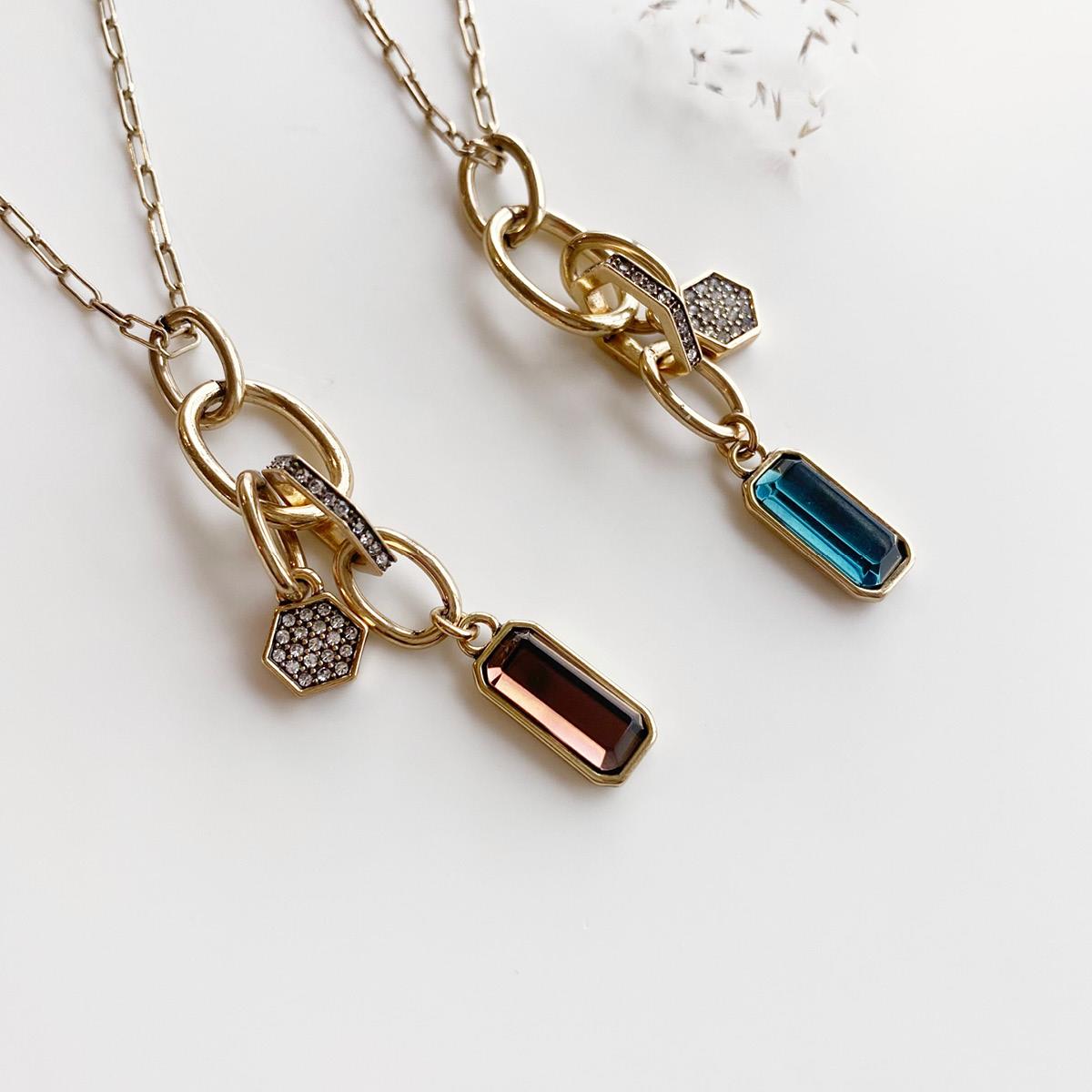 Hálsmen- Elegant Jewels - Marsala- Síð